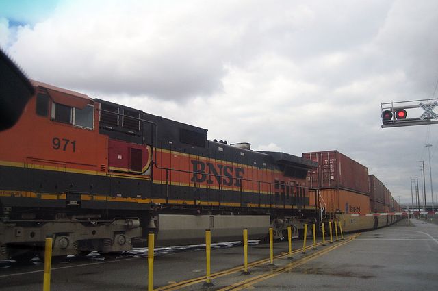 Port of Los Angeles railyard