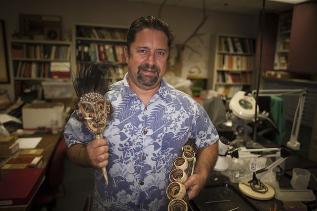 Tom Wake, director of the zooarchaeology lab