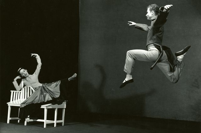 Martha Graham and Merce Cunningham in “Letter to the World”