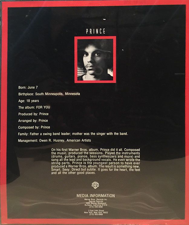 Warner Bros. Record media information