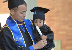 UCLA law school graduate and child