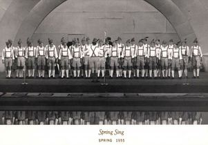 1955 Spring Sing Theta Xi at Hollywood Bowl