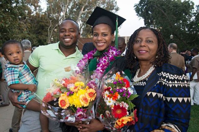 Family with new UCLA doctor