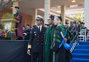 Dr. Vivek Murthy, a medical school graduate and Dr. Kelsey Martin