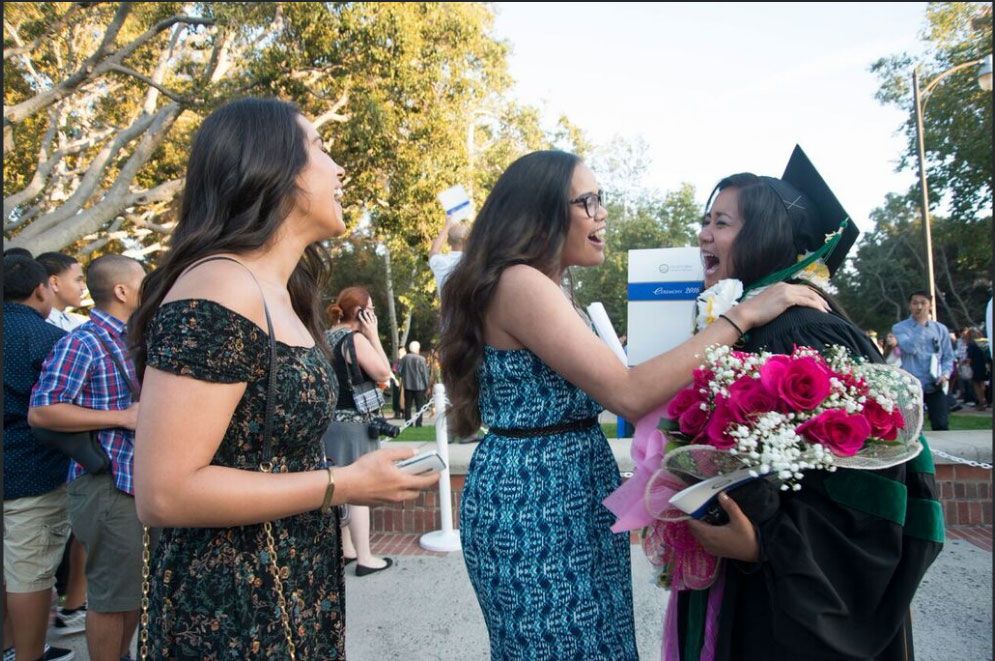 Celebrating with a new physician