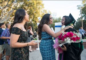 Celebrating with a new physician