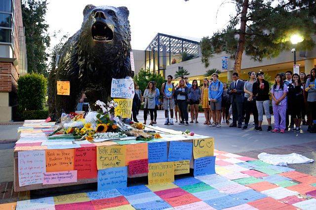 Impromptu memorial to William Klug