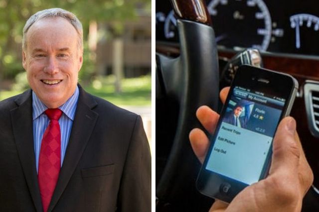 Brian Taylor and smartphone