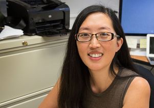 Pamela Yeh in her office