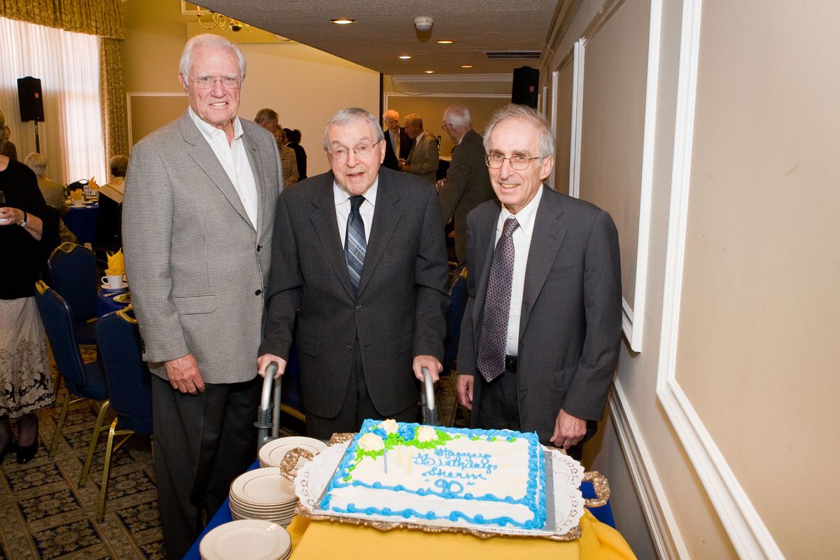 Charles E. Young, Dr. Sherman Mellinkoff and Dr. Gerald Levey