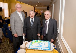 Charles E. Young, Dr. Sherman Mellinkoff and Dr. Gerald Levey