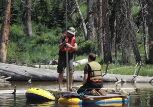 Lake sediment sample 