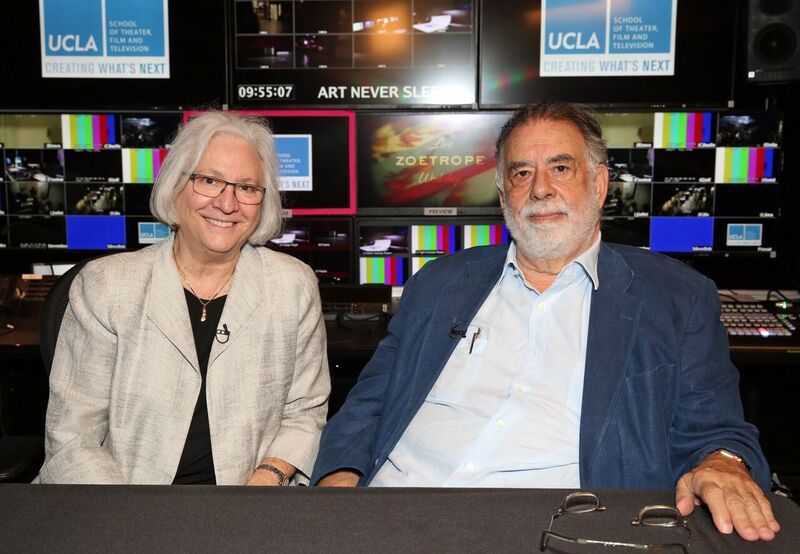 Teri Schwartz and Francis Ford Coppola