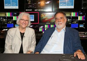 Teri Schwartz and Francis Ford Coppola