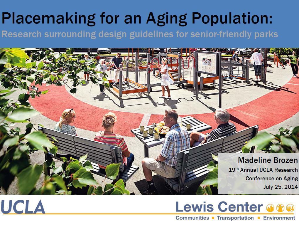 Placemaking for an Aging Population
