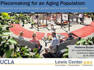 Placemaking for an Aging Population