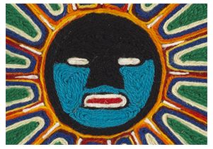 Huichol Spun Universe closeup