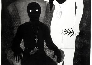 Belkis Ayón, “La familia” (The Family), 1991