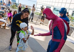Patient and Spider-Man 