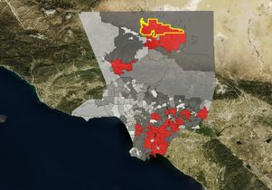 L.A. County Million Dollar Blocks map