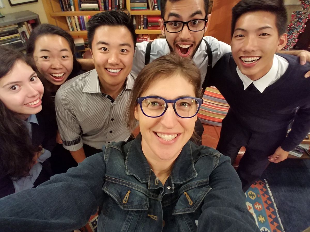 Selfie with Mayim Bialik, by Mayim Bialik