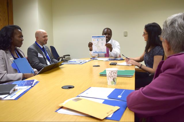 Marqeece Harris-Dawson with UCLA advocates