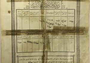 19th-century Ottoman birth certificate