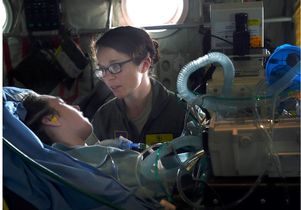 Kathlyn Chassey and 2nd Lt. Andrea Perez