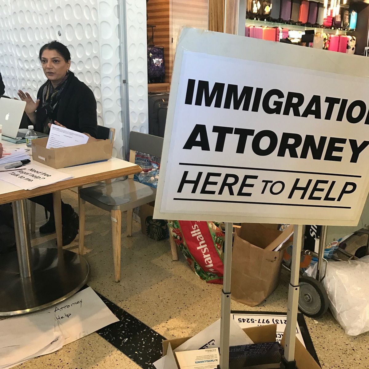 Immigration attorney at LAX