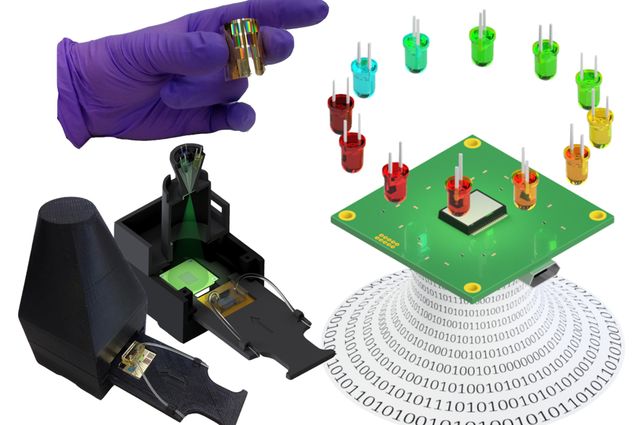 Machine learning-optical sensors
