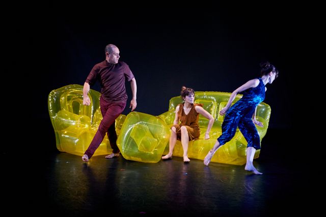 Scene from "Inflatable Trio"