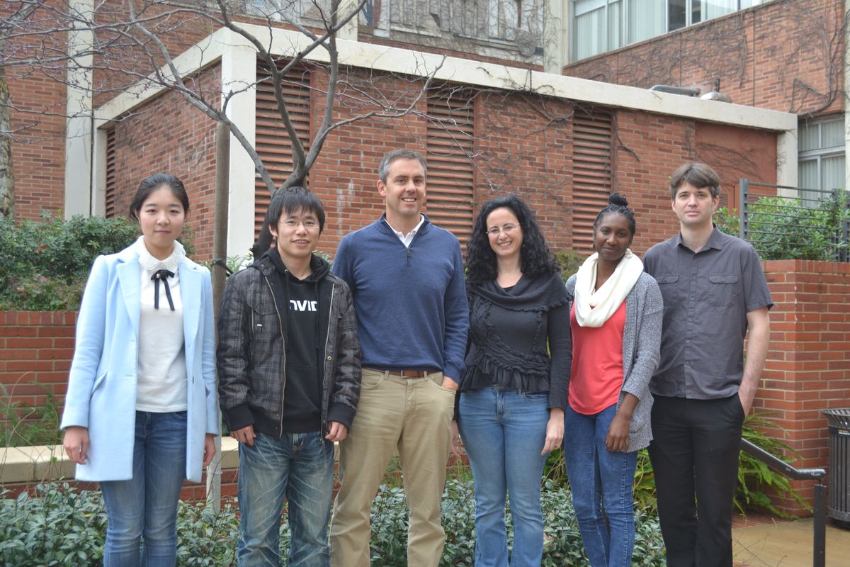 Jaime Marian and some members of his lab