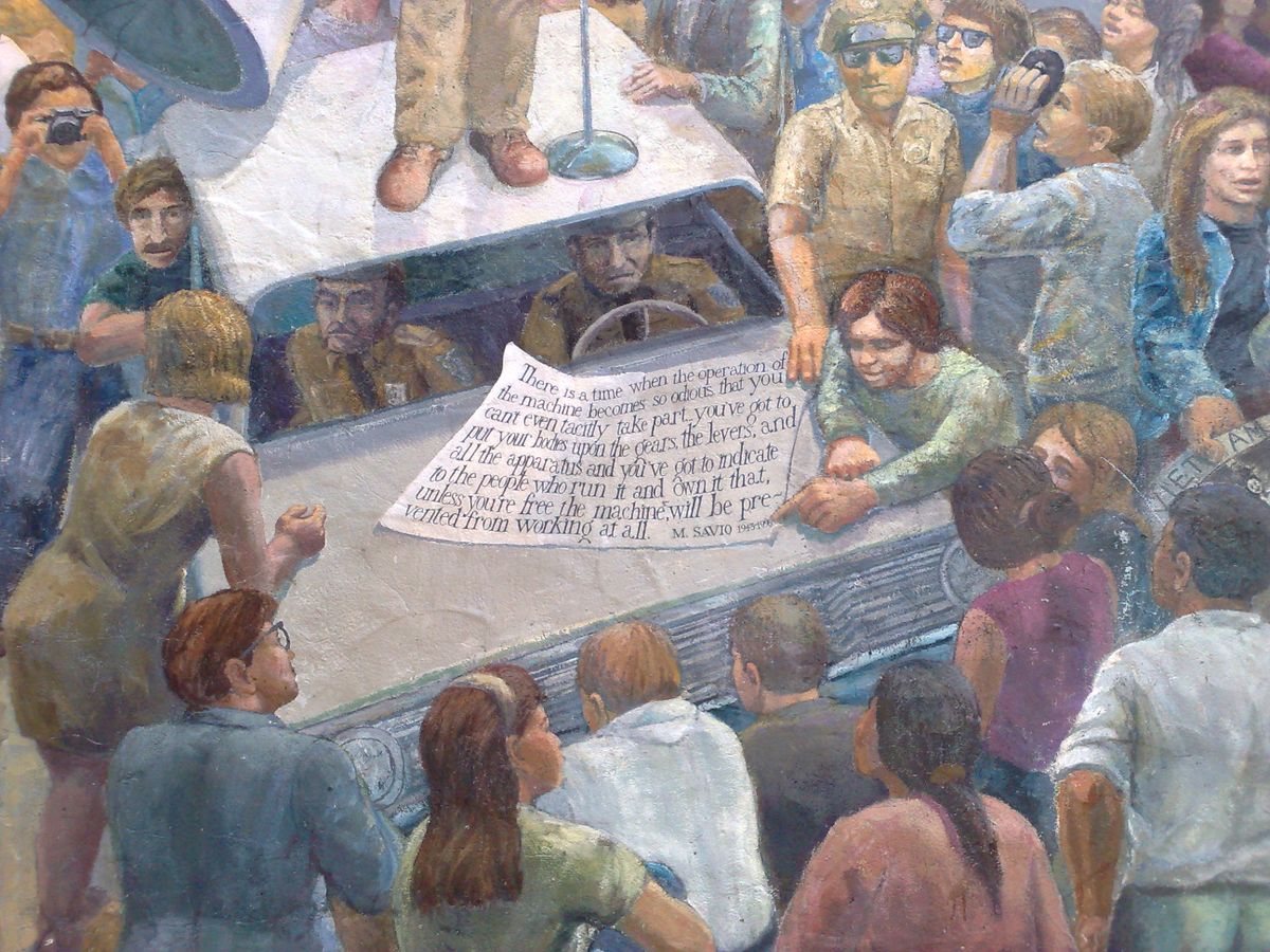 Free speech mural in Berkeley