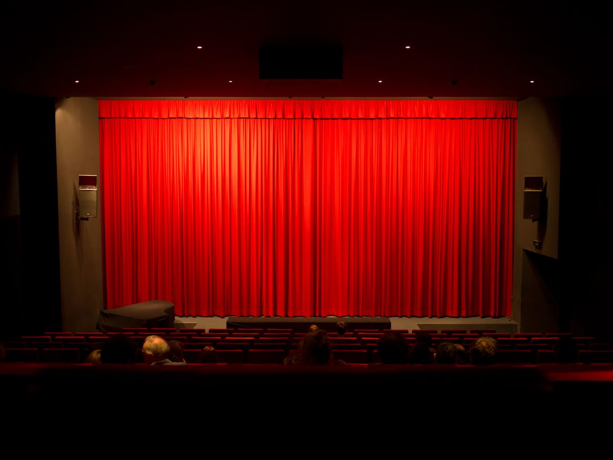 Red curtain
