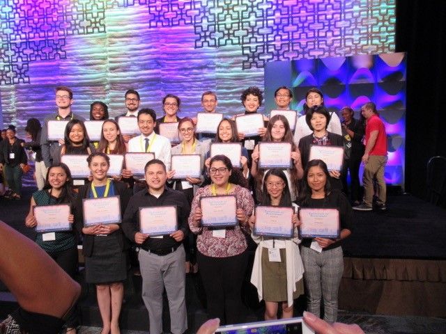 UCLA students at biomedical research conference