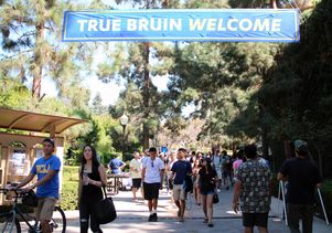 UCLA students Bruin Walk