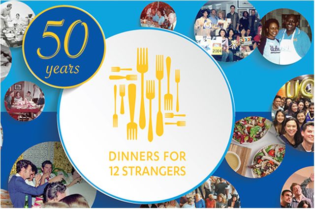 Dinenr for 12 Strangers