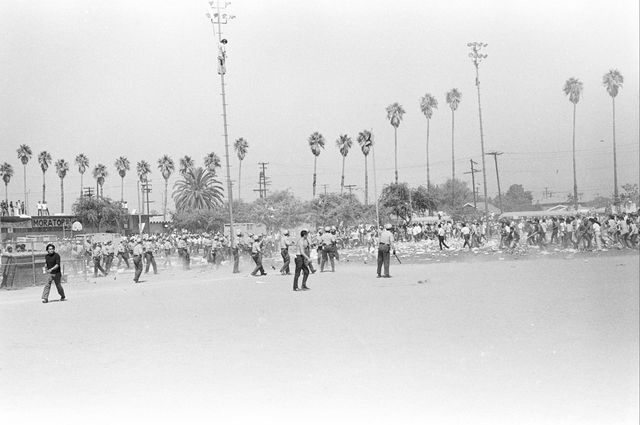 Confrontation with deputies