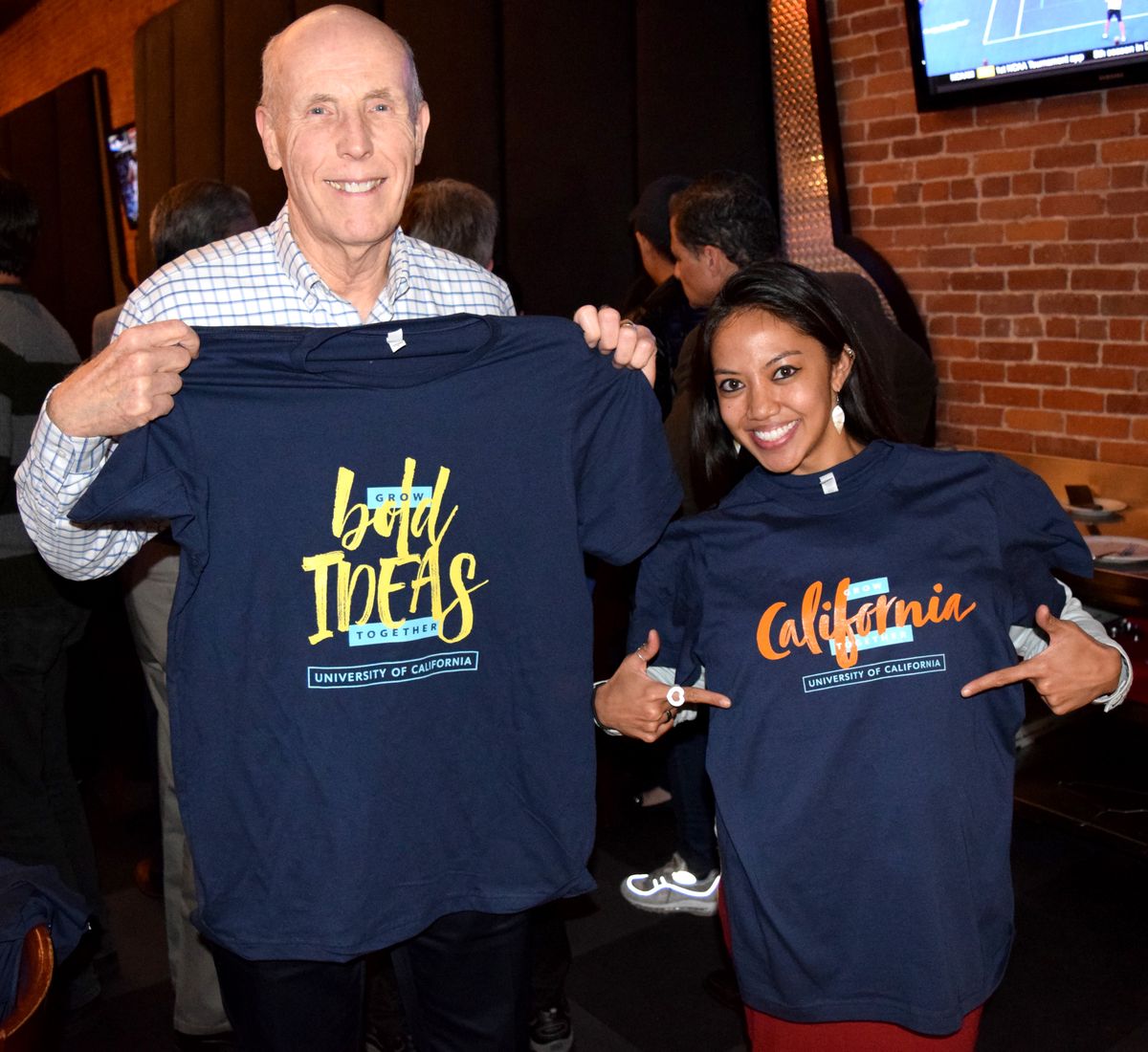 Bob Weeks and Stacy Songco