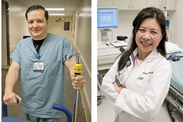 Chris Hernandez and Isabel Lai