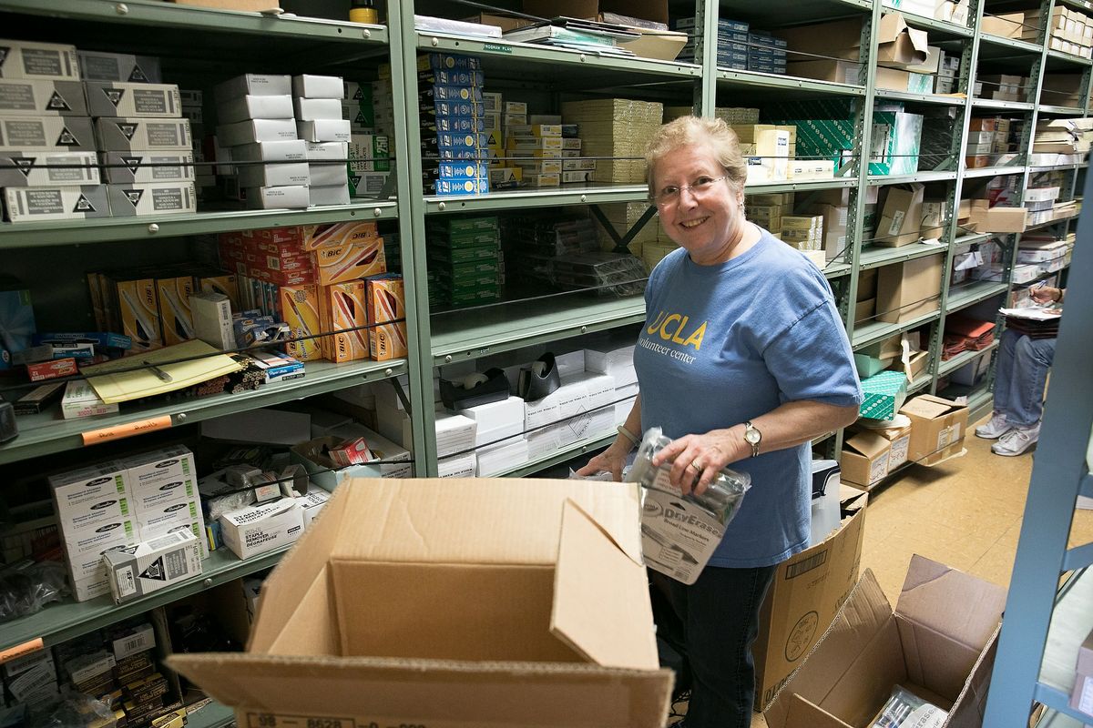 Carol Block at Mann UCLA Community School beautification