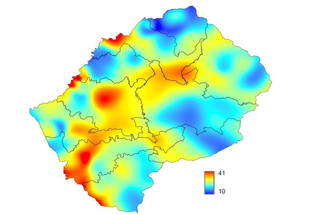 Lesotho HIV prevalence