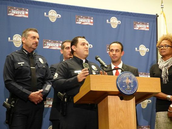 Los Angeles Police Department press conference