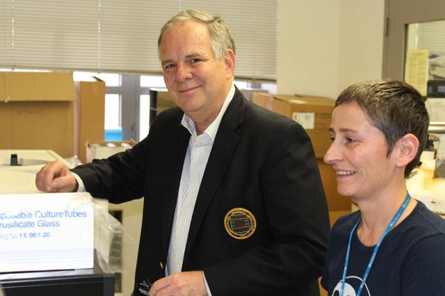 Stephen Young and Anne Beigneux