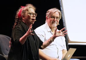 Lynda Barry and Matt Groening