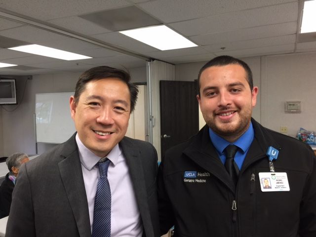 Dr. Zaldy Tan and Pedro Jimenez