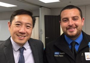 Dr. Zaldy Tan and Pedro Jimenez