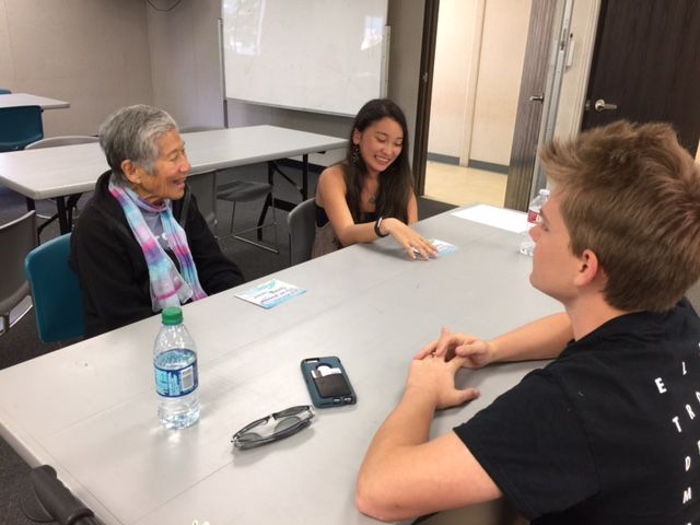 Jeannette Young and Erin Murashige and 