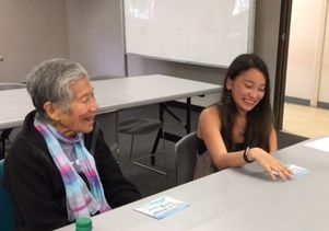 Jeannette Young and Erin Murashige and 