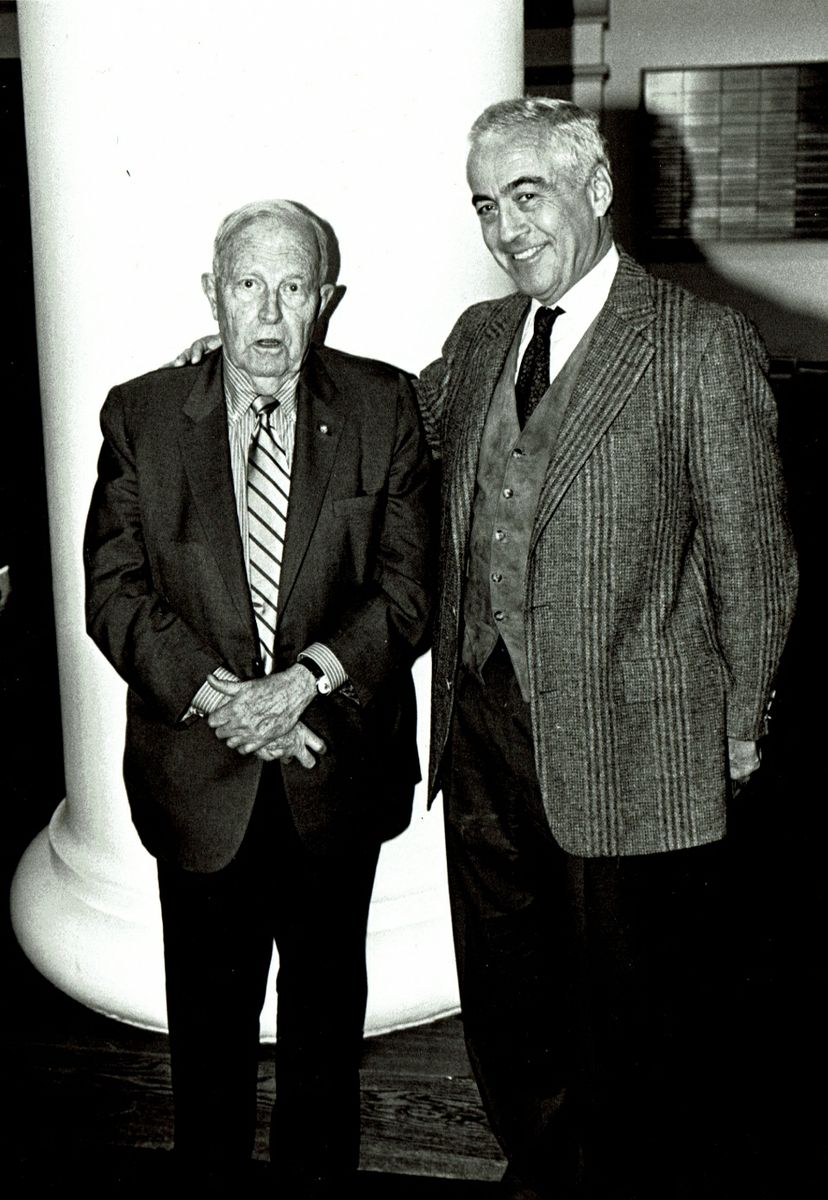 Franklin Murphy and Lloyd Cotsen